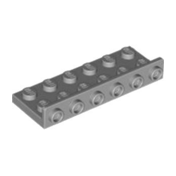 LEGO 6411925 BRIQUE PLATE 2X6, W/1.5 PLATE 1X6 - MEDIUM STONE GREY