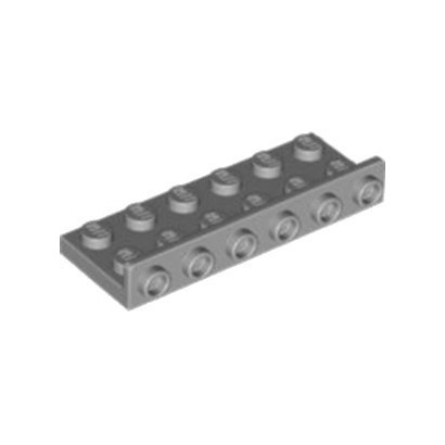 LEGO 6411925 PLATE 2X6, W/1.5 PLATE 1X6 - MEDIUM STONE GREY