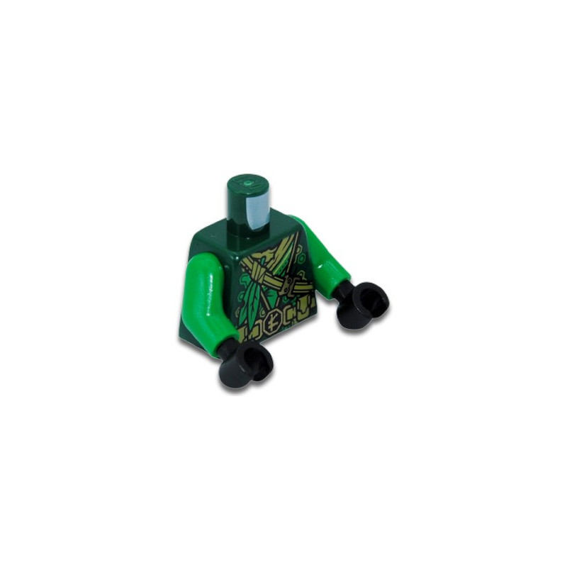 LEGO 6328196 TORSE IMPRIME - EARTH GREEN