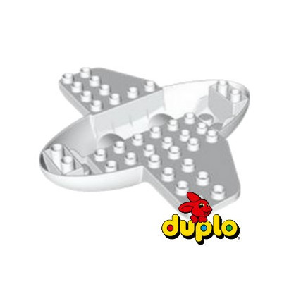 LEGO® DUPLO 6093976 CHASSIS AVION 12X12X2,5 - BLANC