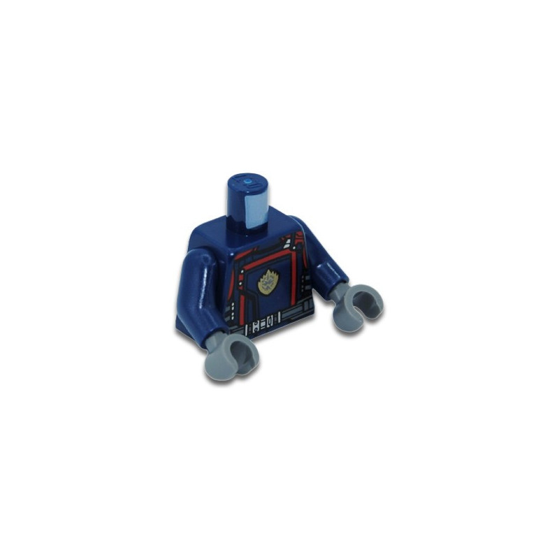 LEGO 6467711 TORSE IMPRIME - EARTH BLUE