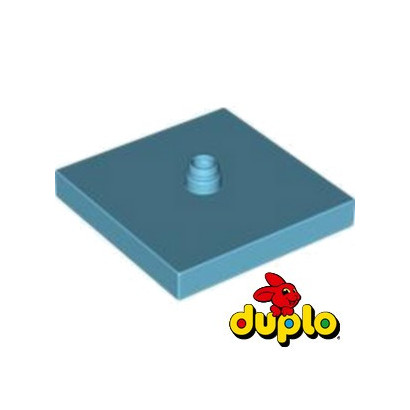 LEGO DUPLO 6303204 PLATE 4X4 AV AXE - MEDIUM AZUR
