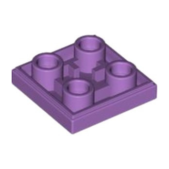 LEGO 6426335 PLATE LISSE 2x2 INV - MEDIUM LAVENDER