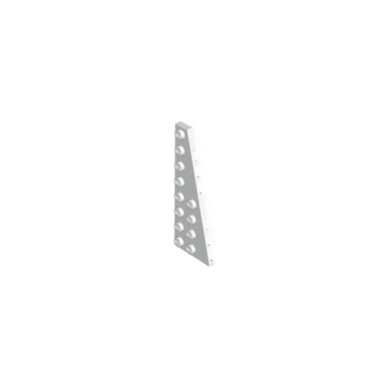 LEGO 6435247 RIGHT PLATE 3X8 14° - WHITE