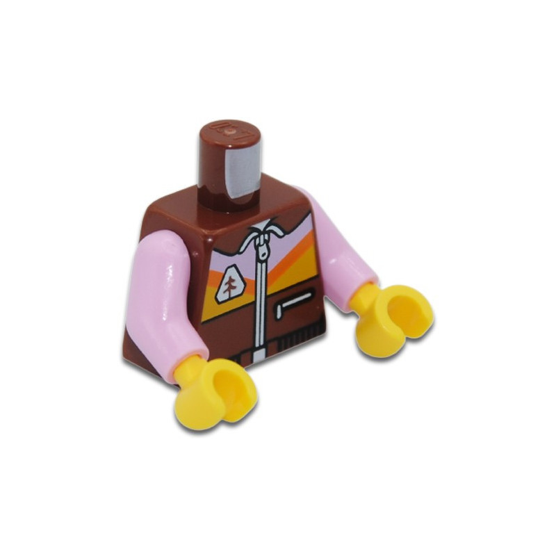 LEGO 6427273 PRINTED TORSO - REDDISH BROWN