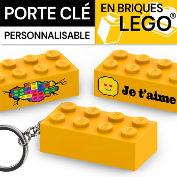 Lego® Brick Keyring - Flame...