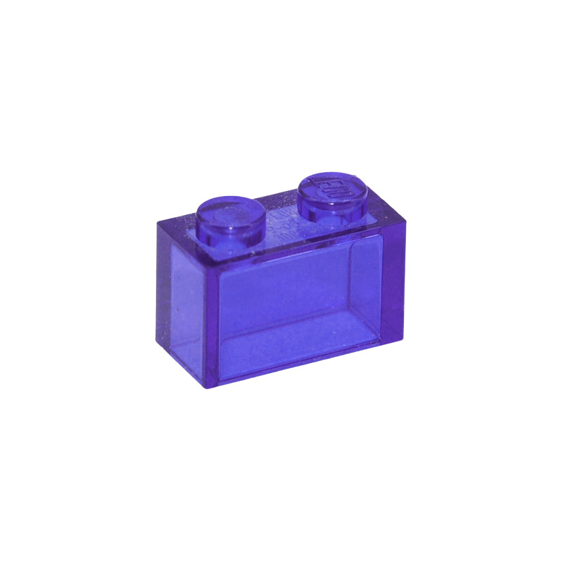 LEGO 6244912 BRICK 1X2 - TRANSPARENT PURPLE