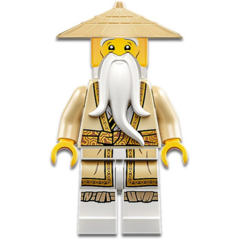 Minifigure Lego® Ninjago - Dragons Rising - Wu Sensei