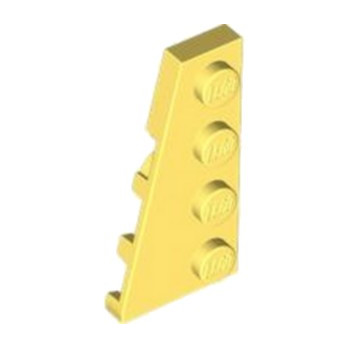 LEGO 6296533 PLATE 2X4 LEFT W/ ANGLE - COOL YELLOW