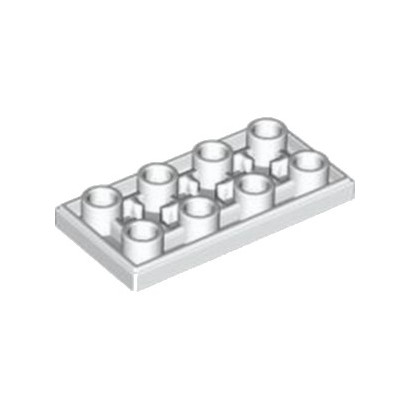 LEGO 6440438 TILE 2x4 INV - WHITE