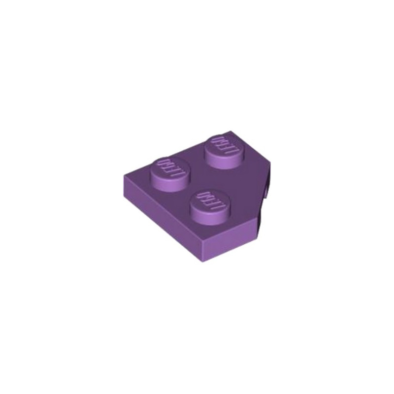 LEGO 6424858 PLATE 2X2, CORNER, 45 DEG. - MEDIUM LAVENDER