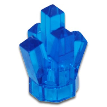 LEGO 6236962 ROCK CRYSTAL - TRANSPARENT DARK BLUE