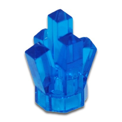 LEGO 6236962 ROCK CRYSTAL - TRANSPARENT DARK BLUE