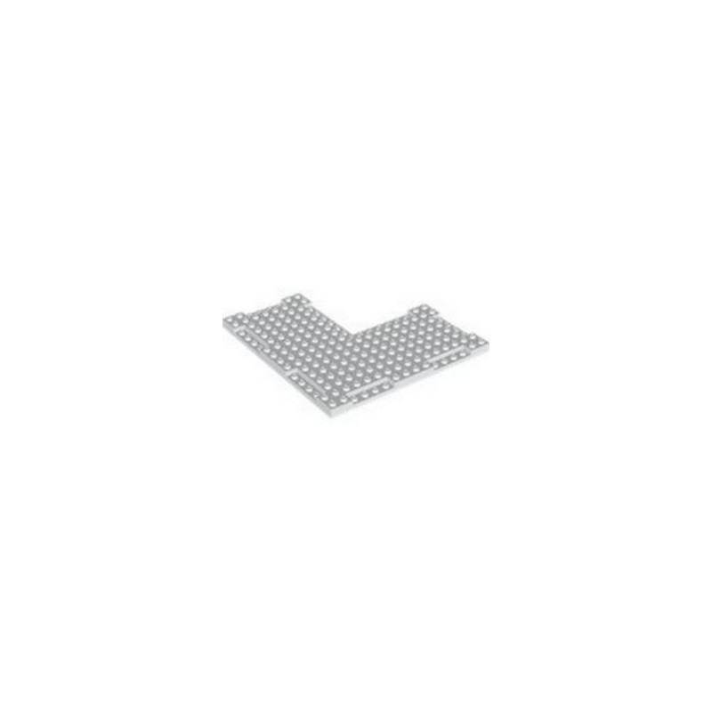 LEGO 6409649 PLATE 16X16 x 2/3 EN L - BLANC
