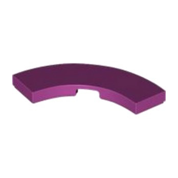LEGO 6438782 PLATE LISSE 3X3 1/4 CERCLE - MAGENTA