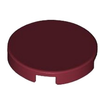 LEGO 6264149 PLAT LISSE 2X2 ROND - NEW DARK RED