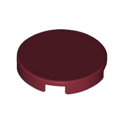 LEGO 6264149 PLAT LISSE 2X2 ROND - NEW DARK RED
