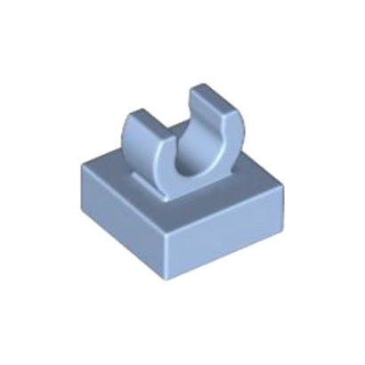 LEGO 6438975 PLATE 1X1 W. UP RIGHT HOLDER - LIGHT ROYAL BLUE