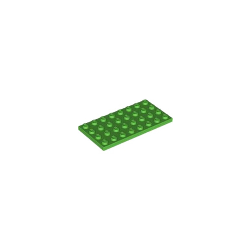 LEGO 6021996 PLATE 4X8 - BRIGHT GREEN
