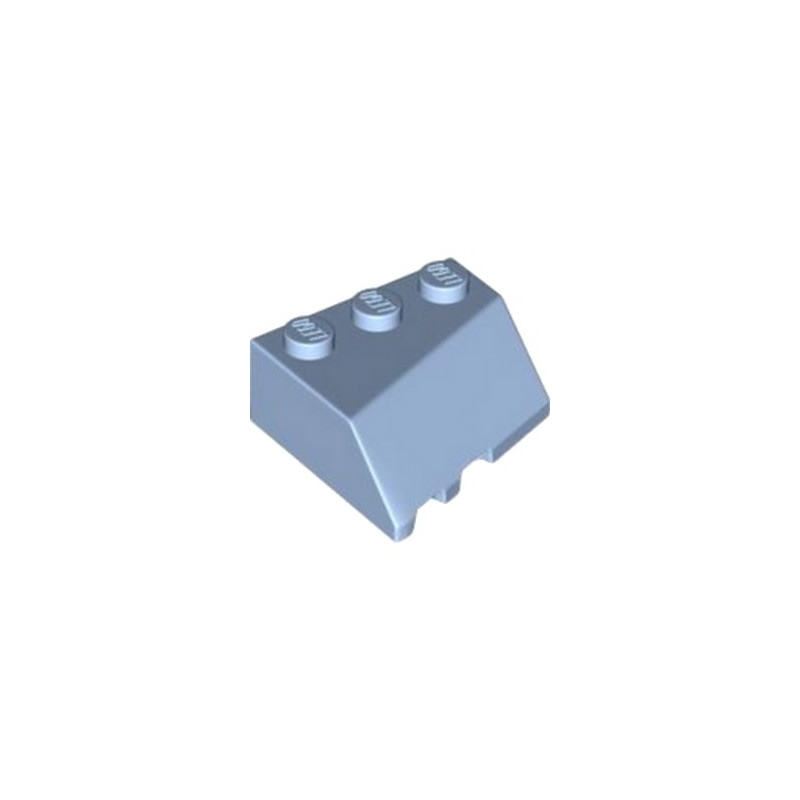 LEGO 6438961 RIGHT ROOF TILE 3X3, DEG. 45/18/45 - LIGHT ROYAL BLUE