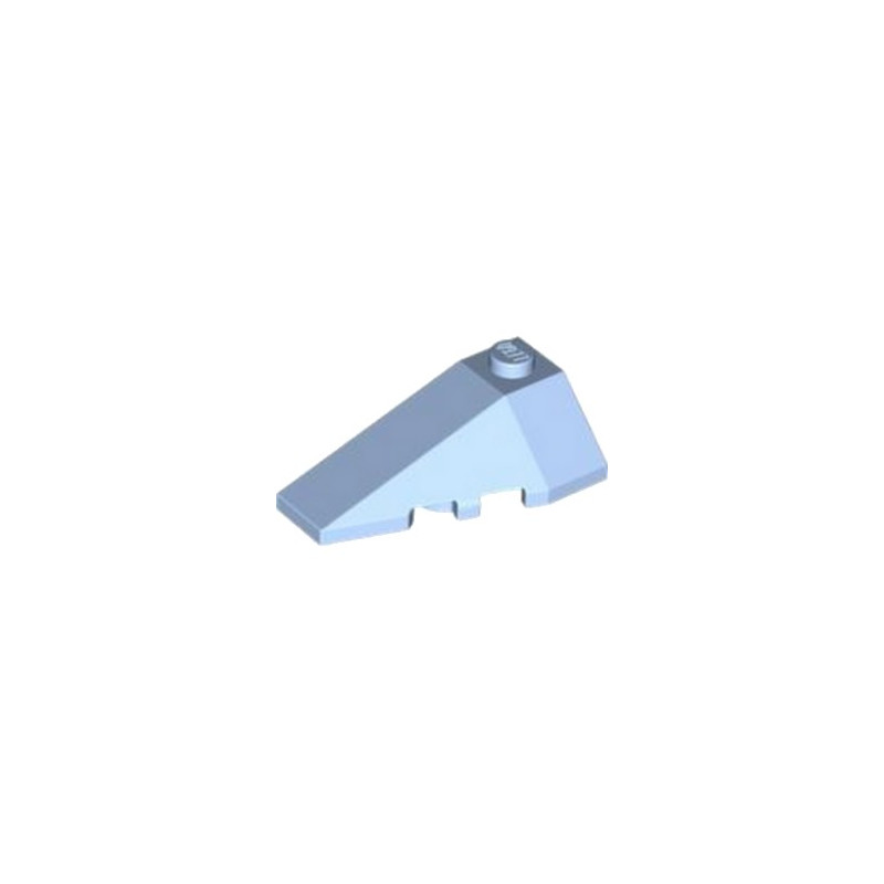 LEGO 6438963 LEFT ROOF TILE 2X4 W/ANGLE - LIGHT ROYAL BLUE
