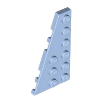 LEGO 6438965 LEFT PLATE 3X6 W ANGLE - LIGHT ROYAL BLUE