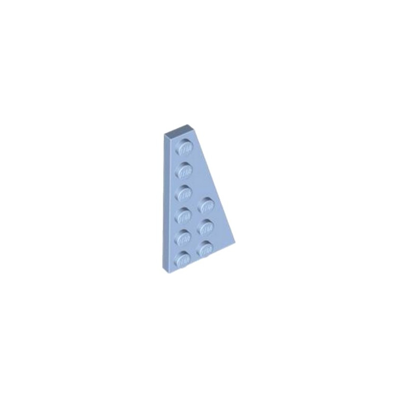 LEGO 6438968 RIGHT PLATE 3X6 W. ANGLE - LIGHT ROYAL BLUE