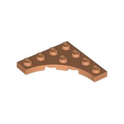 LEGO 6330412 PLATE 4X4 ROND INV - NOUGAT