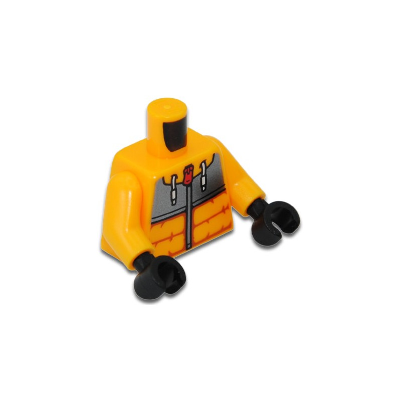 LEGO 6446216 PRINTED TORSO - FLAME YELLOWISH ORANGE