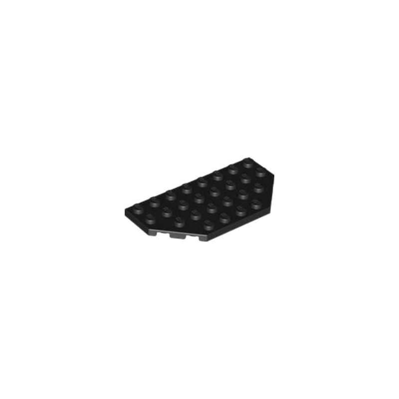 LEGO 6435265 PLATE 4X8 ANGLED 45 DEG - BLACK