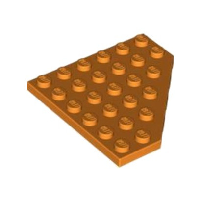 LEGO 6443864 CORNER PLATE 6X6X45° - ORANGE