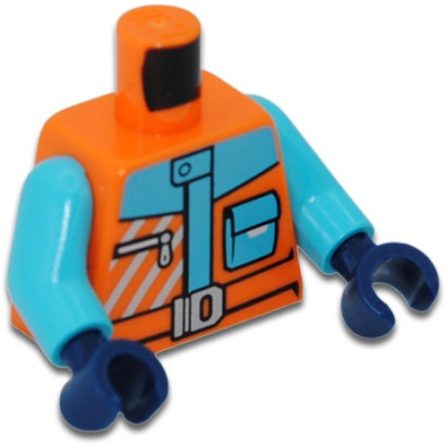 LEGO 6440858 TORSE IMPRIME - ORANGE