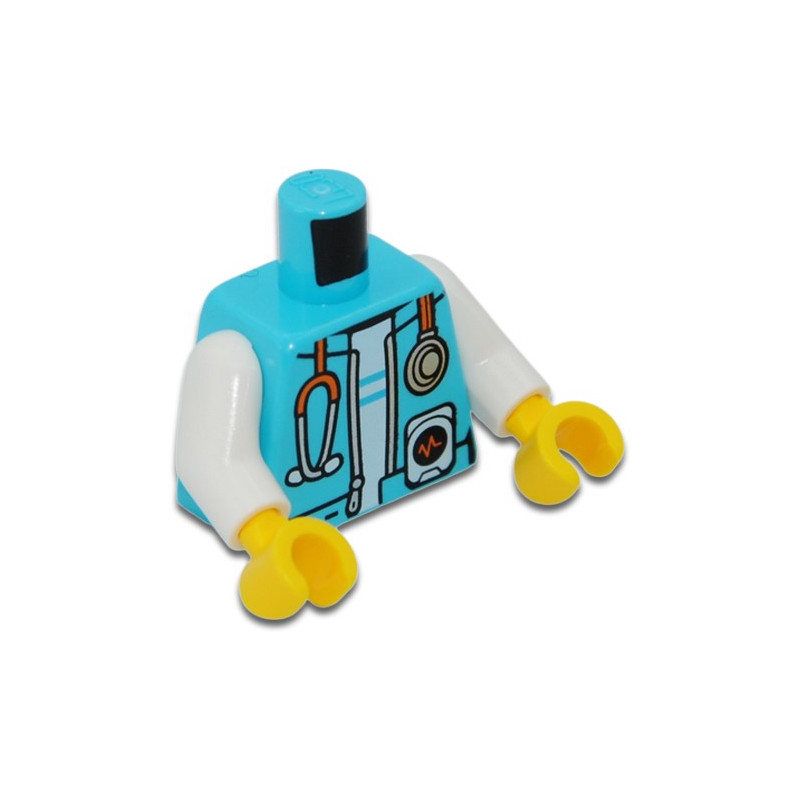 LEGO 6445920 TORSE IMPRIME - MEDIUM AZUR