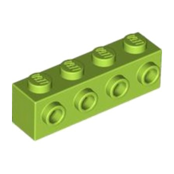 LEGO 6146888 BRICK 1X4 W. 4 KNOBS - BRIGHT YELLOWISH GREEN