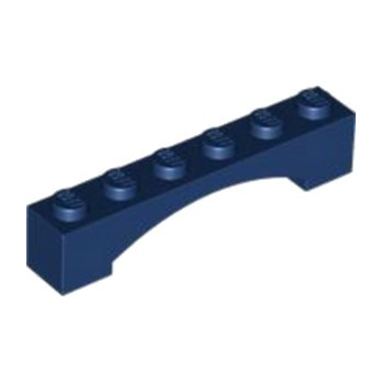 LEGO 6450042 BRIQUE 1X6 W/INSIDE BOW - EARTH BLUE