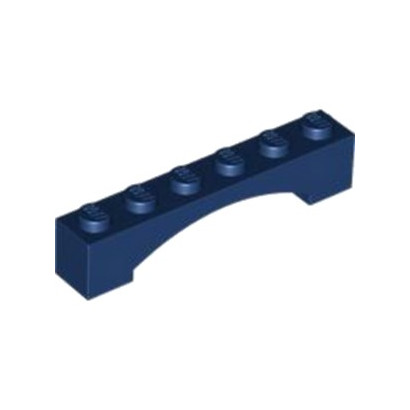 LEGO 6450042 BRICK 1X6 W/INSIDE BOW - EARTH BLUE