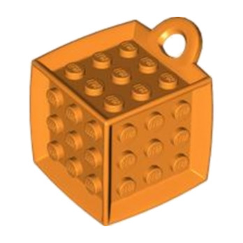 LEGO 6326658 CUBE 3X3X3 W/ RING - ORANGE