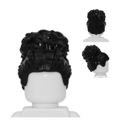 LEGO 6269081 WOMAN'S HAIR / BUN - BLACK