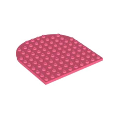 LEGO 6438917 PLATE 1/2 ROUND 10X10 - CORAL