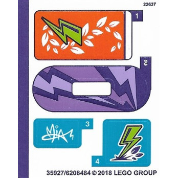 Stickers / Autocollant Lego Friends 41327