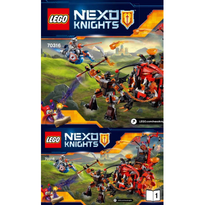 Instruction Lego® Nexo Knight 70316