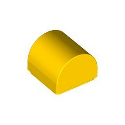 LEGO 6394524 PLATE 1X1X2/3, OUTSIDE BOW - YELLOW