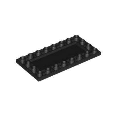 LEGO 6448634 PLATE 4X8 INV - NOIR
