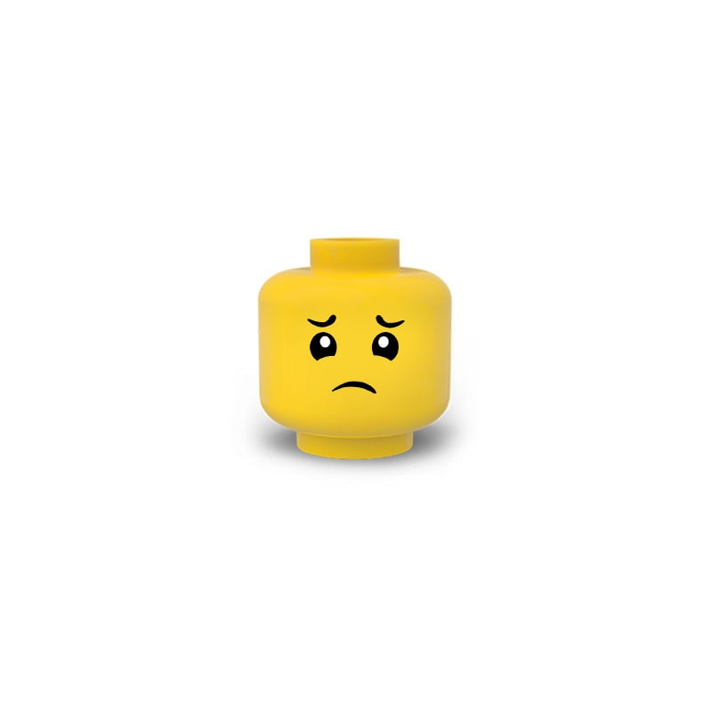 Child's face printed on Lego® head