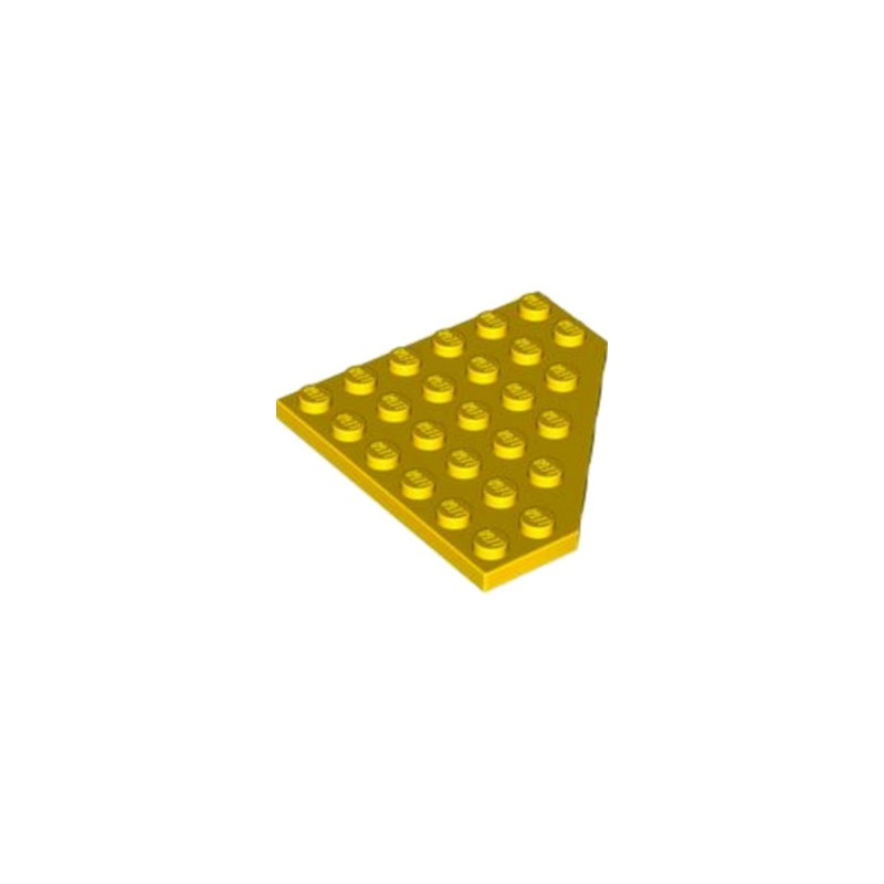 LEGO 6438448 CORNER PLATE 6X6X45° - JAUNE