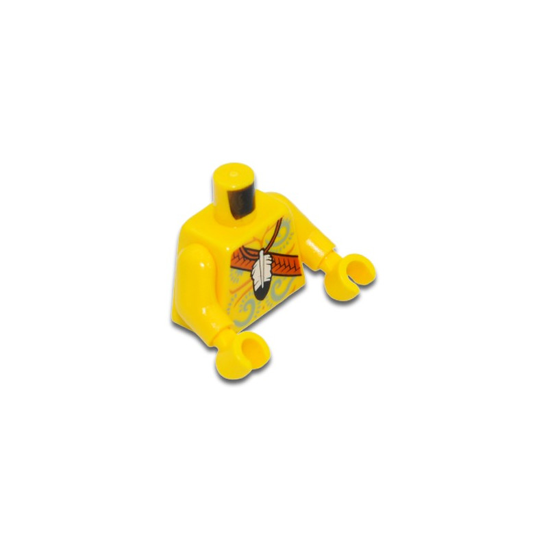 LEGO 6326196 TORSE IMPRIME - JAUNE