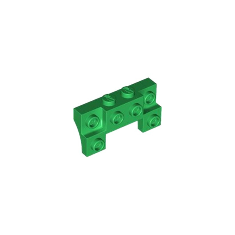LEGO 6440061 BRICK 1X4X1 2/3 W. V. KNOBS - DARK GREEN