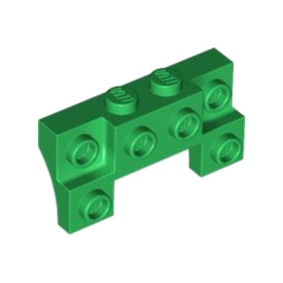 LEGO 6440061 BRIQUE 1X4X1 2/3 W. V. KNOBS - DARK GREEN