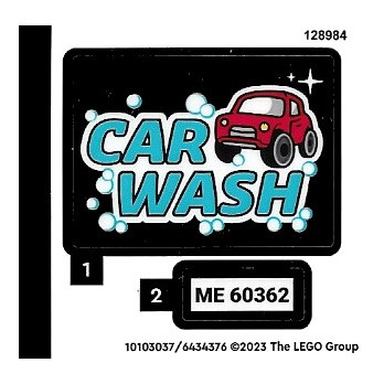 Stickers / Autocollant Lego® City 60362