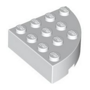 LEGO 6444582 BOUCLIER IMPRIME CAPTAIN AMERICA SUR DISQUE 9X9 - MEDIUM STONE  GREY